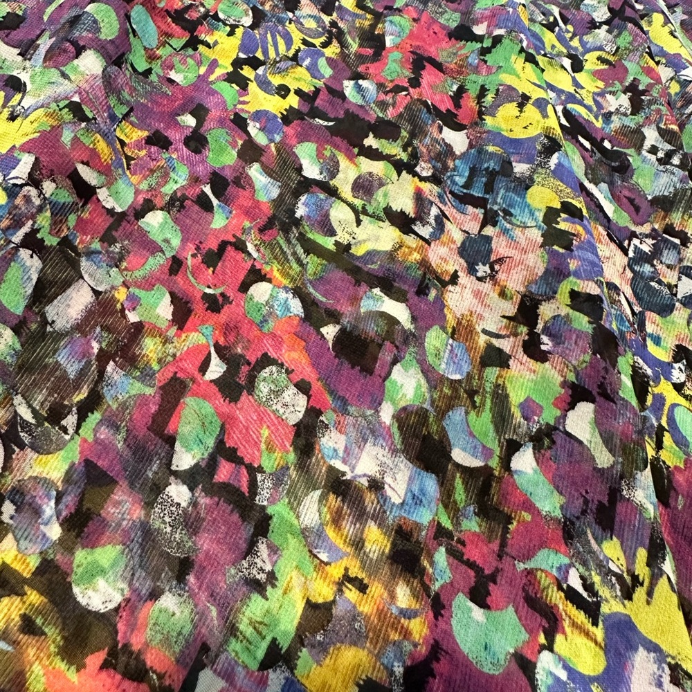 Topshop Paint Splash Midi Skirt - Picture 2 of 11